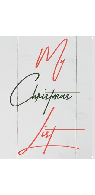 My Christmas List