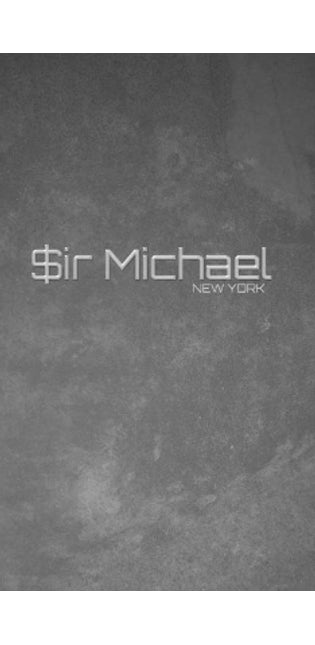 $ir Michael branded limited edition designer Blank creative Journal