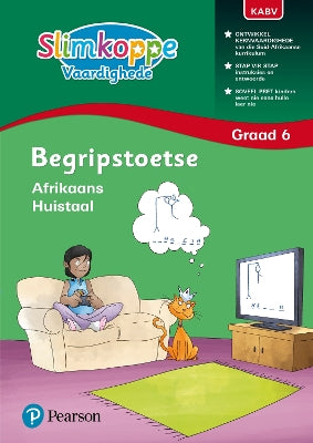 Slimkoppe Vaardighede Graad 6: Begripstoetse (Afrikaans Huistaal)