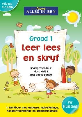 Nuwe alles-in-een se leer lees en skryf vir graad 1