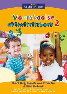 Nuwe alles-in-een voorskoolse aktiwiteitsboek: Boek 2
