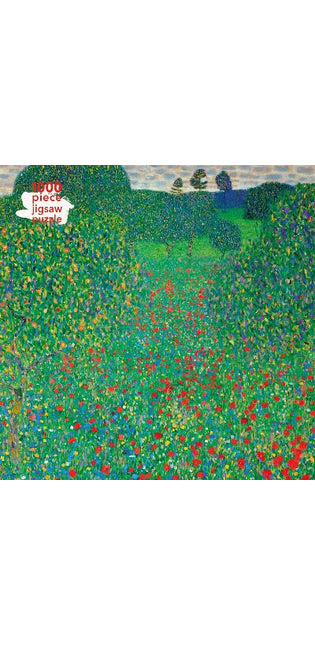 Adult Jigsaw Puzzle Gustav Klimt: Poppy Field