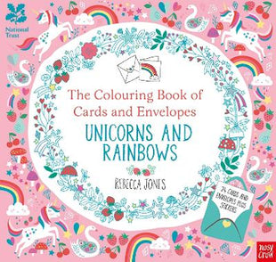 National Trust: The Colouring Book of Cards and Envelopes – Unicorns and Rainbows