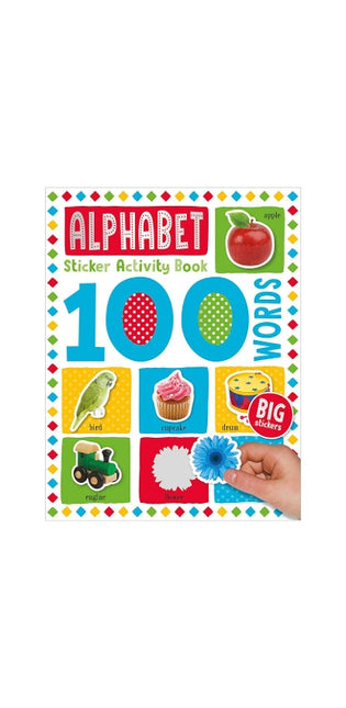 100 Words Alphabet Sticker Activity Book