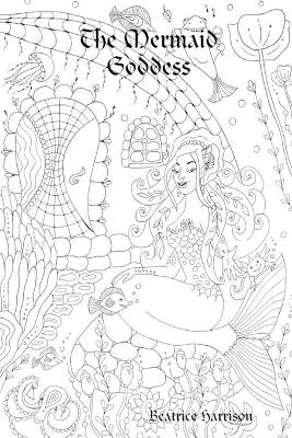 "The Mermaid Goddess:" Giant Super Jumbo Mega Coloring Book Features 100 Color Calm Pages of Exotic Mermaids, Goddess, Fairies, and More for Stress Relief (Adult Coloring Book)