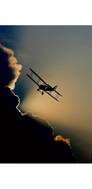 Biplane Silhouette
