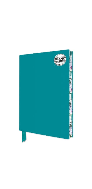 Turquoise Blank Artisan Notebook (Flame Tree Journals)