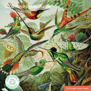 Adult Sustainable Jigsaw Puzzle V&A: Humming Birds