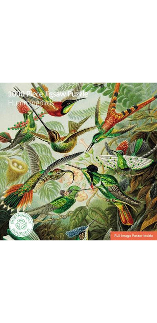 Adult Sustainable Jigsaw Puzzle V&A: Humming Birds