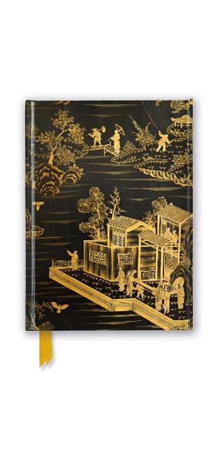 Chinese Lacquer Black & Gold Screen (Foiled Journal)