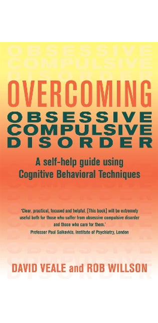 Overcoming Obsessive Compulsive Disorder