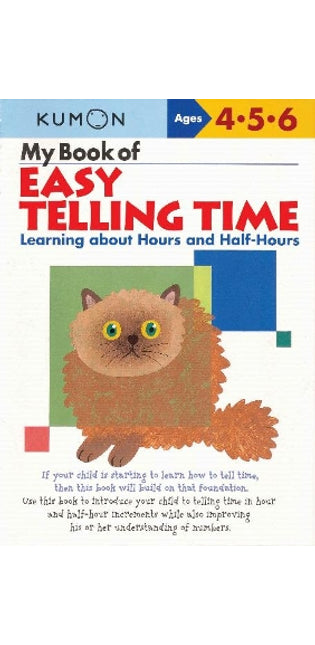 My Book of Easy Telling Time: Hours & Half-Hours