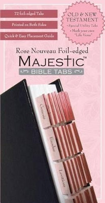 Majestic Rose Nouveau Foil-Edged Bible Tabs