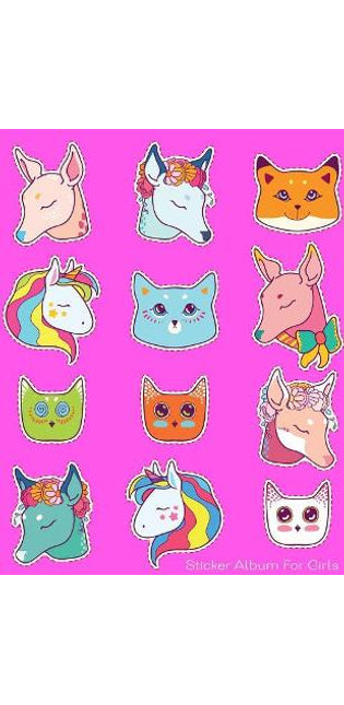 Sticker Album for Girls