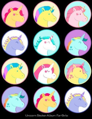 Unicorn Sticker Album for Girls