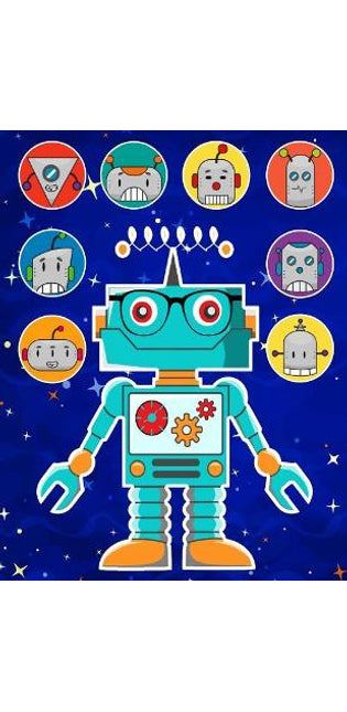 Robots Sticker Album 2 For Boys