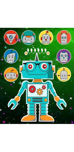 Robots Sticker Album 2 For Boys