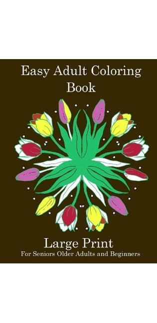 Easy Adult Coloring Book