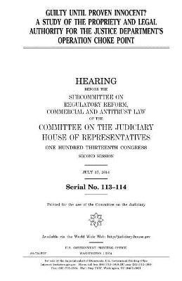 Guilty until proven innocent?