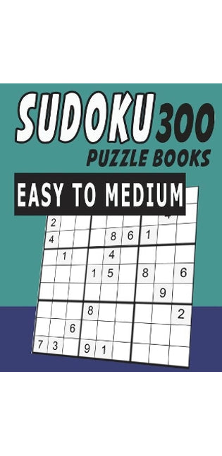 Sudoku Puzzle Books Easy To Medium 300