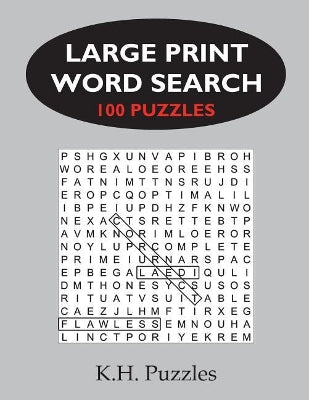 Large Print Word Search