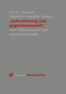 "Wahrnehmung und Gegenstandswelt"