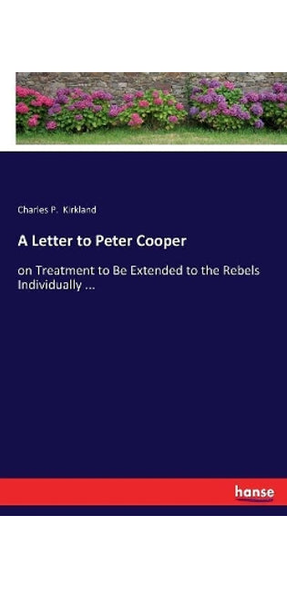 Letter to Peter Cooper