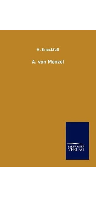 A. von Menzel