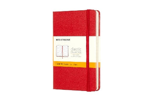 Moleskine Pocket Ruled Hardcover Notebook Scarlet Red
