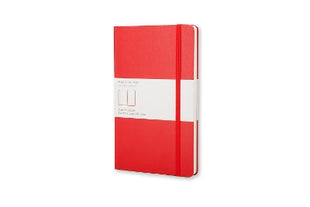 Moleskine Pocket Plain Hardcover Notebook Red