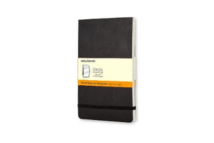 Moleskine Soft Cover Pocket Ruled Reporter Notebook: Black