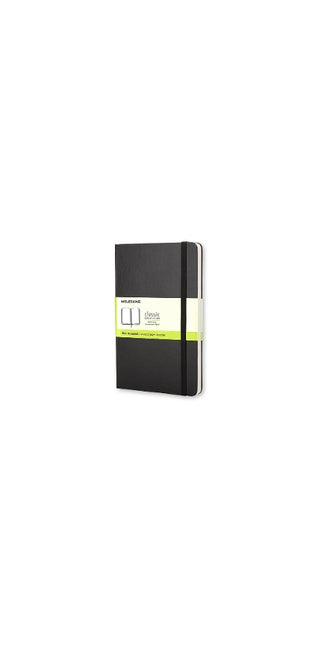 Moleskine Pocket Plain Hardcover Notebook Black