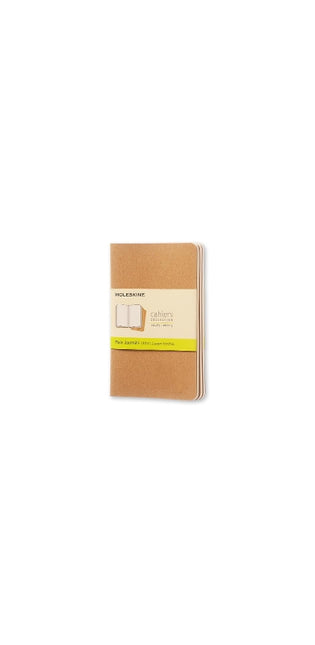 Moleskine Plain Cahier - Kraft Cover (3 Set)