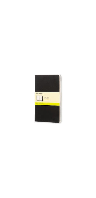Moleskine Plain Cahier L - Black Cover (3 Set)