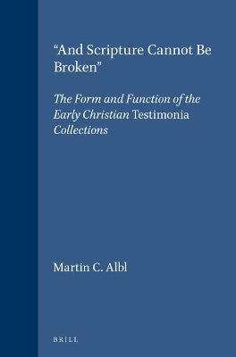 "And Scripture Cannot Be Broken"